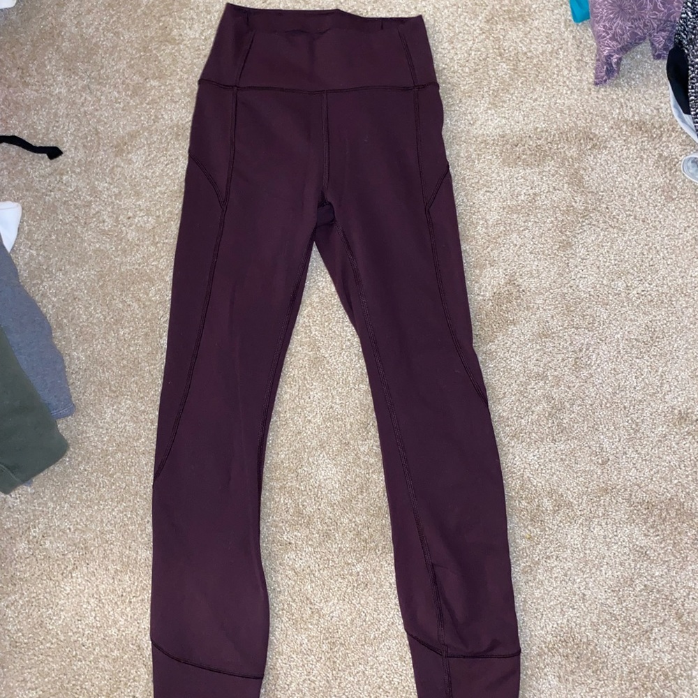 Lulu lemon leggings - purple
